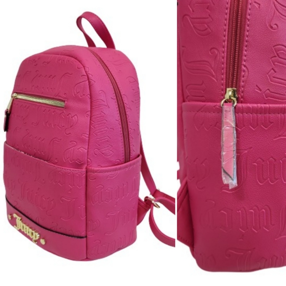 🆕️⬇️🎉HOST PICK 🎉 Juicy Couture Deboss Sorbet Cool Collar Full Size Backpack - Picture 3 of 16